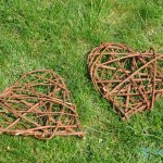 kosze wiklinowe serce wiklinowe