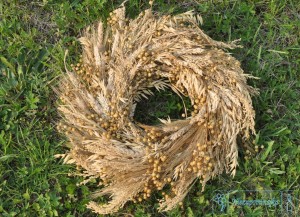 wianki naturalne wianek zbożowy