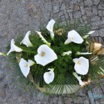 wience pogrzebowe wieniec z kalii