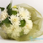 florystyka ślubna bukiet ślubny dalie